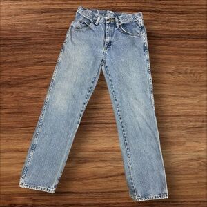 Wrangler Men’s Blue Denim Jeans, Regular Fit, 29x30